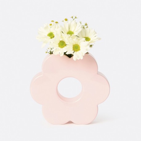 Ваза для цветов daisy, 20 см, розовая