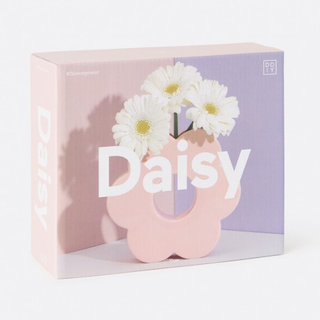 Ваза для цветов daisy, 20 см, розовая