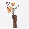 Ваза для цветов girl power, black, 27,1 см