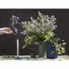 Подсвечник из каменной керамики темно-синего цвета из коллекции essential