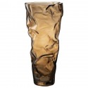 Ваза crumpl, 32 см, коричневая