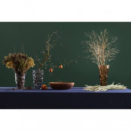 Ваза crumpl, 32 см, коричневая