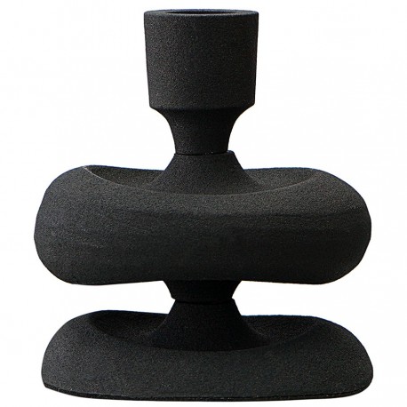 Подсвечник vivlend, 12 см, черный