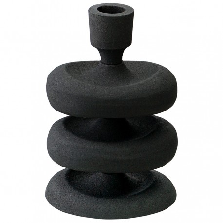 Подсвечник vivlend, 17 см, черный