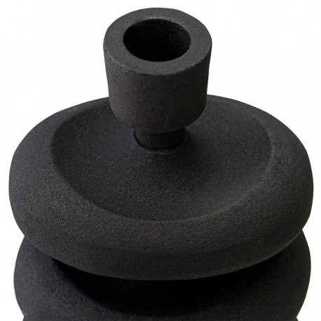 Подсвечник vivlend, 17 см, черный