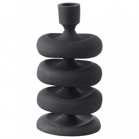 Подсвечник vivlend, 22 см, черный