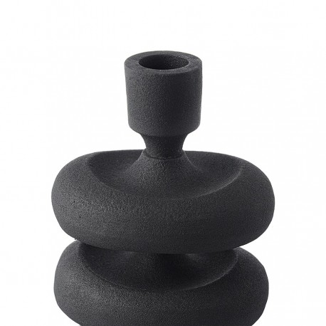 Подсвечник vivlend, 22 см, черный