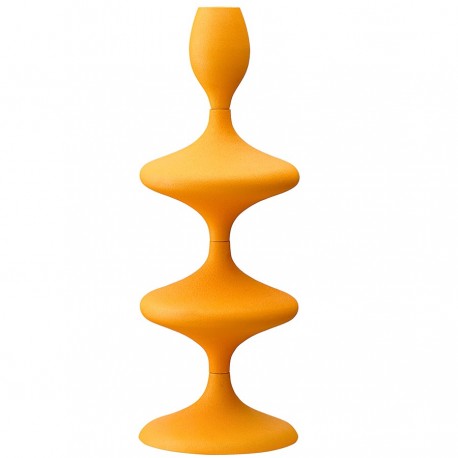 Подсвечник vivlend, 29 см, оранжевый