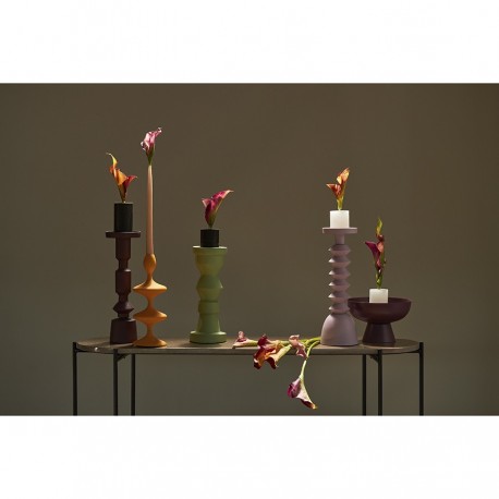 Подсвечник vivlend, 30 см, нежно-зеленый