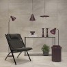 Подсвечник vivlend, 35 см, сливовый