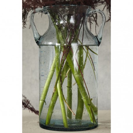 Ваза для цветов flowi, 29 см, голубая