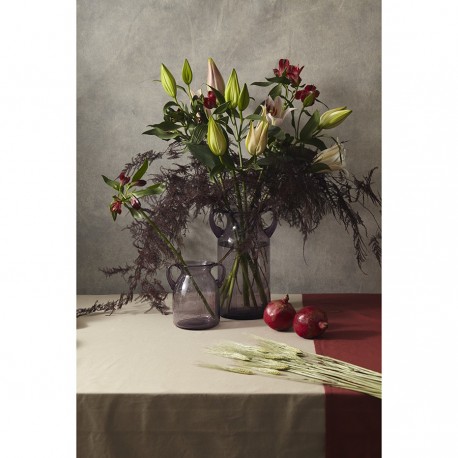 Ваза для цветов flowi, 29 см, фиолетовая