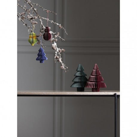 Набор елочных украшений из бумаги honeycomb festive из коллекции new year essential, 3 шт.