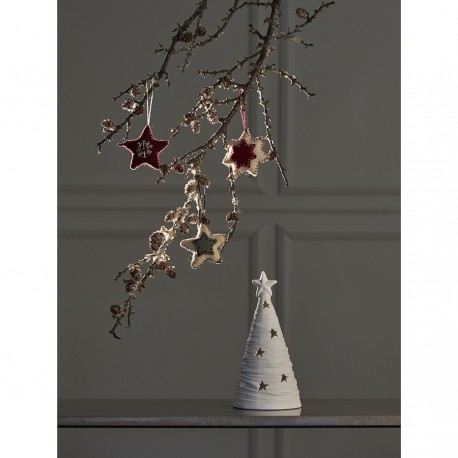 Набор елочных украшений из фетра christmas stars из коллекции new year essential, 3 шт.