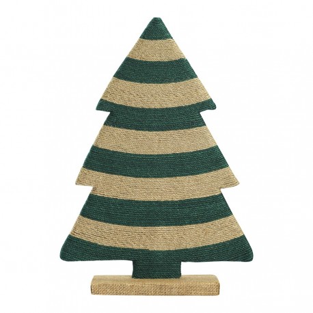 Декор новогодний trendy stripes из джута и гофрированного картона из коллекции new year essential, 39 см