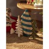Декор новогодний trendy stripes из джута и гофрированного картона из коллекции new year essential, 39 см