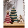 Декор новогодний trendy stripes из джута и гофрированного картона из коллекции new year essential, 39 см