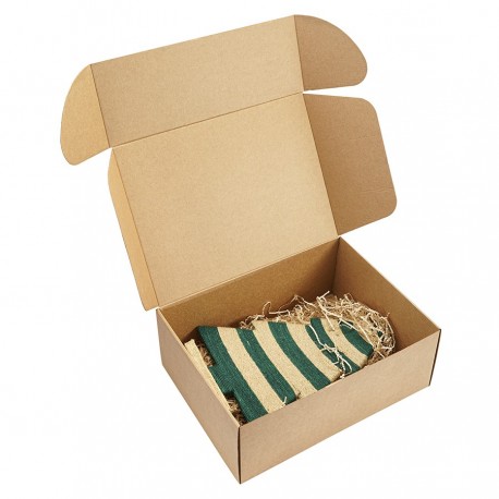 Декор новогодний trendy stripes из джута и гофрированного картона из коллекции new year essential, 39 см