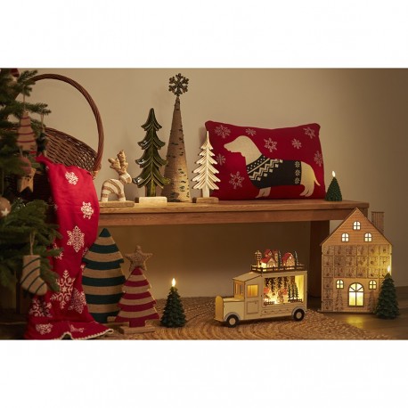 Декор новогодний с подсветкой festive truck из коллекции new year essential