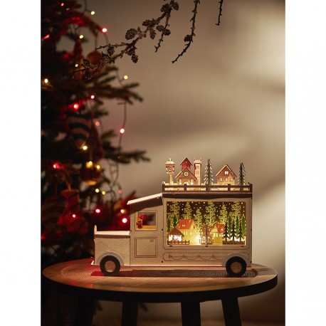 Декор новогодний с подсветкой festive truck из коллекции new year essential