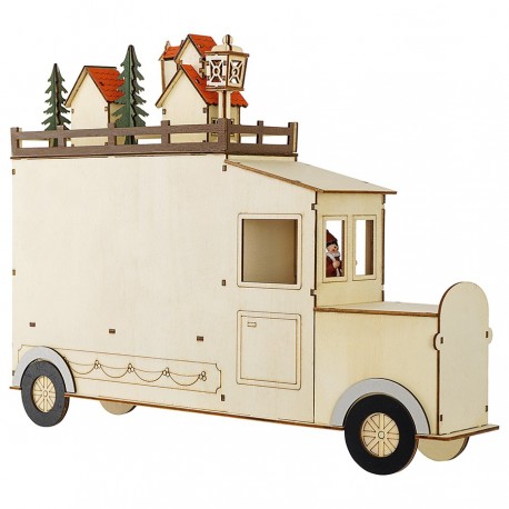 Декор новогодний с подсветкой festive truck из коллекции new year essential