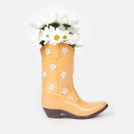 Ваза для цветов rodeo, 22,5 см, желтая