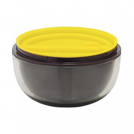 Ланч-бокс meals, 800 мл, светло-серый/темно-сливовый