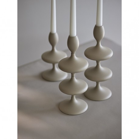 Подсвечник vivlend, 29 см, бежевый