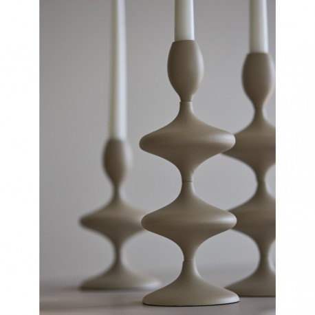 Подсвечник vivlend, 29 см, бежевый