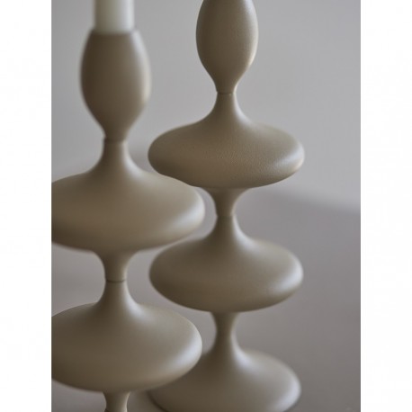 Подсвечник vivlend, 29 см, бежевый