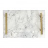 Поднос marm, 30х20 см, белый мрамор