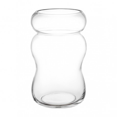 Ваза swell, 22 см, прозрачная