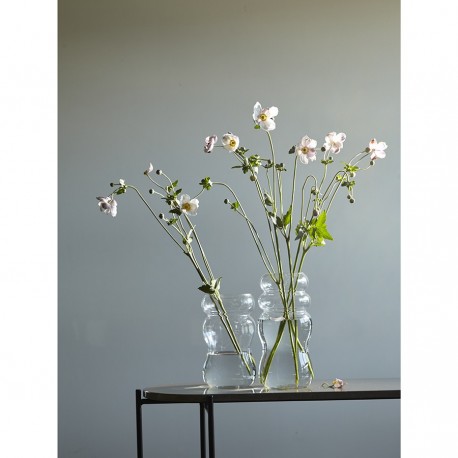 Ваза swell, 22 см, прозрачная