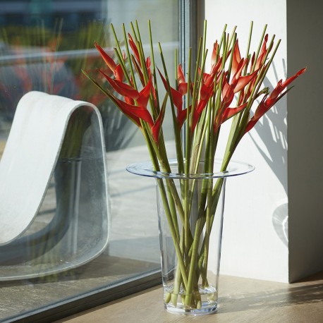 Ваза victoria, 26 см, прозрачная