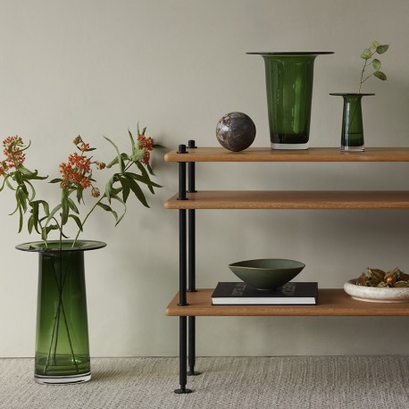 Ваза victoria, 36 см, зеленая