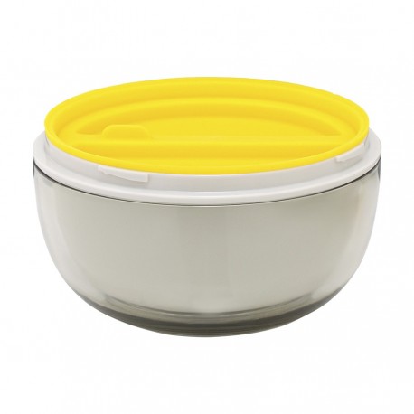 Ланч-бокс meals, 800 мл, темно-сливовый/светло-серый