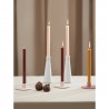Набор из двух свечей коричневого цвета из коллекции edge, 24,5 см