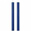 Набор из двух свечей синего цвета из коллекции edge, 24,5 см
