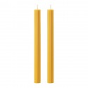 Набор из двух свечей цвета карри из коллекции edge, 24,5 см