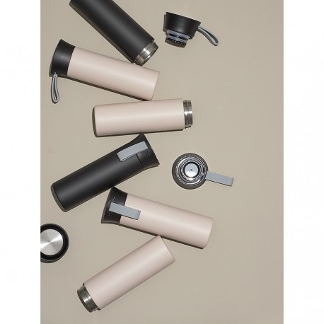 Термокружка keep heat, 500 мл, кремовая