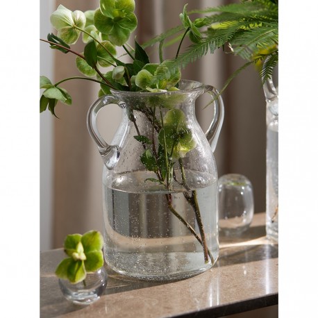 Ваза для цветов flowi, 25 см, прозрачная