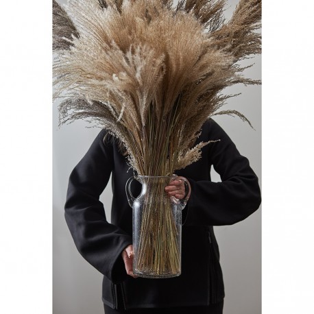 Ваза для цветов flowi, 29 см, прозрачная