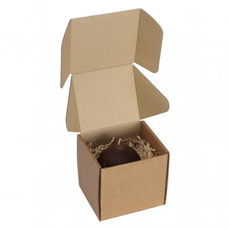 Свеча декоративная коричневого цвета из коллекции edge, 10,5 см