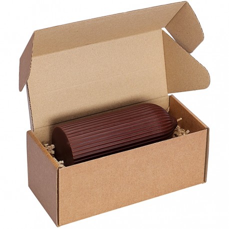 Свеча декоративная коричневого цвета из коллекции edge, 16,5 см