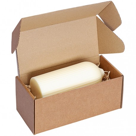 Свеча декоративная молочно-белого цвета из коллекции edge, 16,5 см