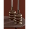 Подсвечник stone, 20 см, античная латунь