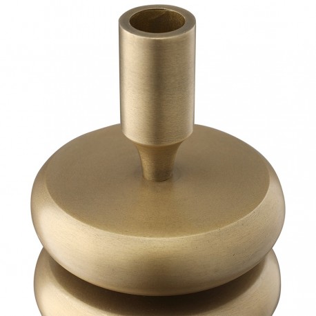 Подсвечник stone, 20 см, античная латунь