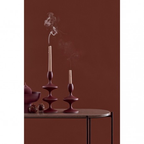 Подсвечник vivlend, 29 см, винный