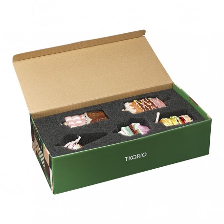 Набор ёлочных украшений glimmer selection из коллекции new year essential, 5 шт.