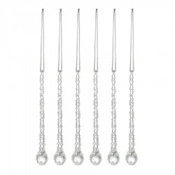 Набор ёлочных украшений icy sparkles из коллекции new year essential, 6 шт.